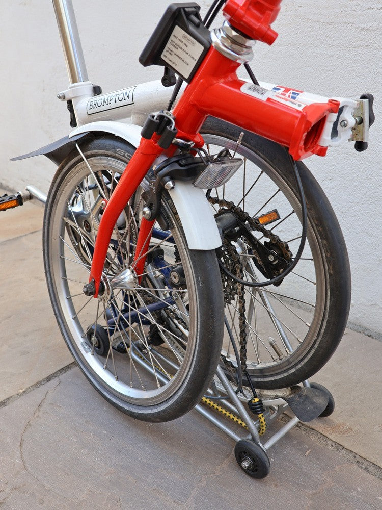 Brompton Bike extensively modified for touring