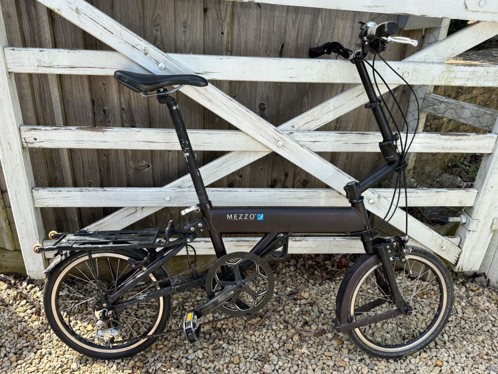 Mezzo D9 Folding Bicycle Cycle Bike with Lamaki:Lab carry bag