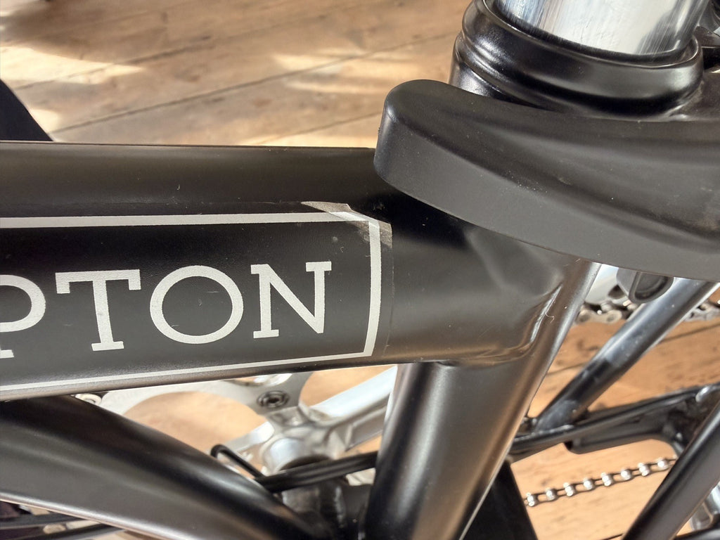 Brompton C Line 2 speed black folding bicycle 2022