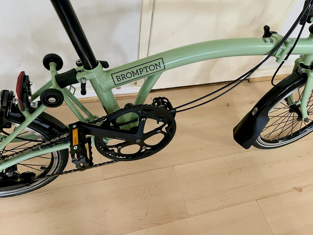 Brompton C Line Urban Folding Bike Matcha Green Excellent Condition