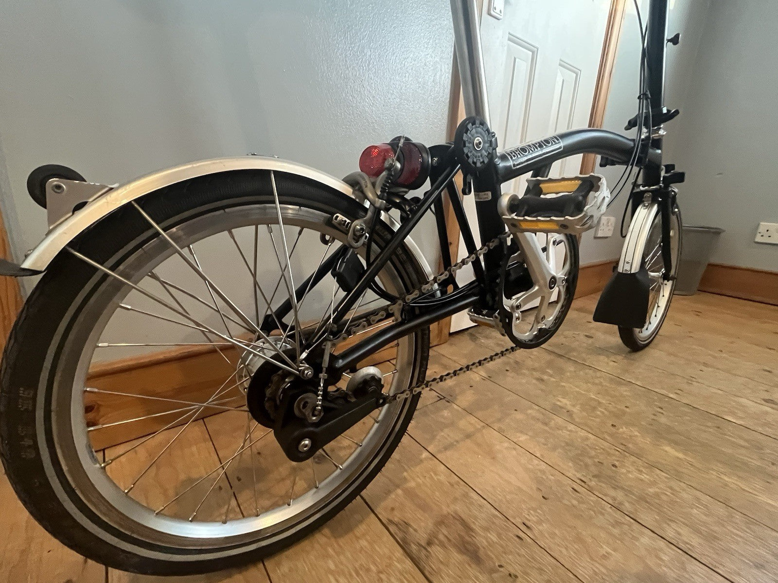 Brompton Folding Bike 3-Speed, Black