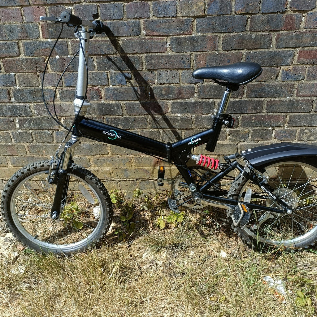 Ecosmo Folding Bike, 20-Inch Wheels, Full Suspension