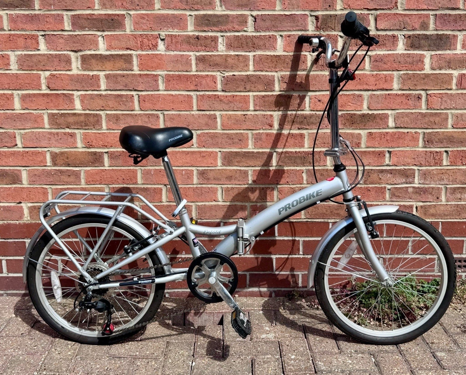 Probike Enfold Folding Bike - Silver - Excellent Commuter Bike