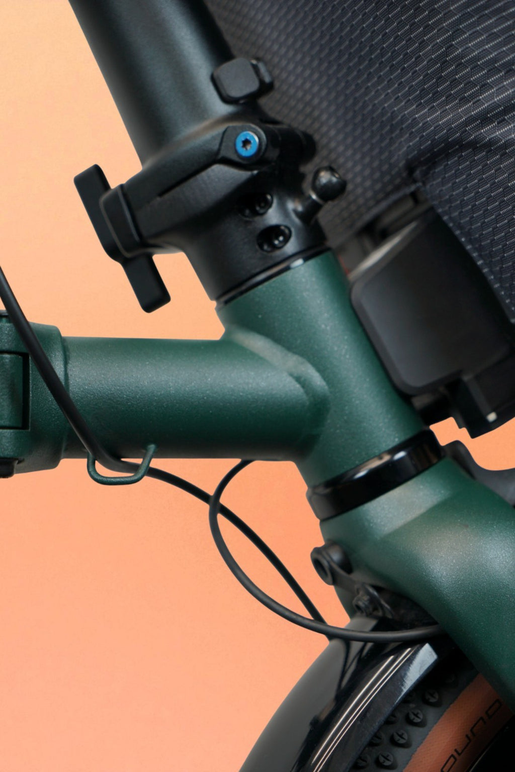 Brompton G Line Electric - Roller Rack - Forest Green - Medium