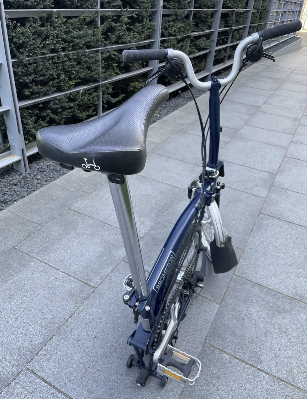 Brompton C Line M6L (6 Speed)  folding bicycle -Cobalt  Blue