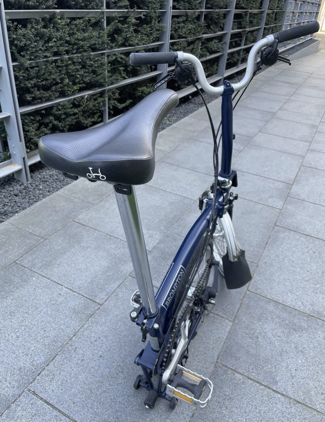 Brompton C Line M6L (6 Speed)  folding bicycle -Cobalt  Blue