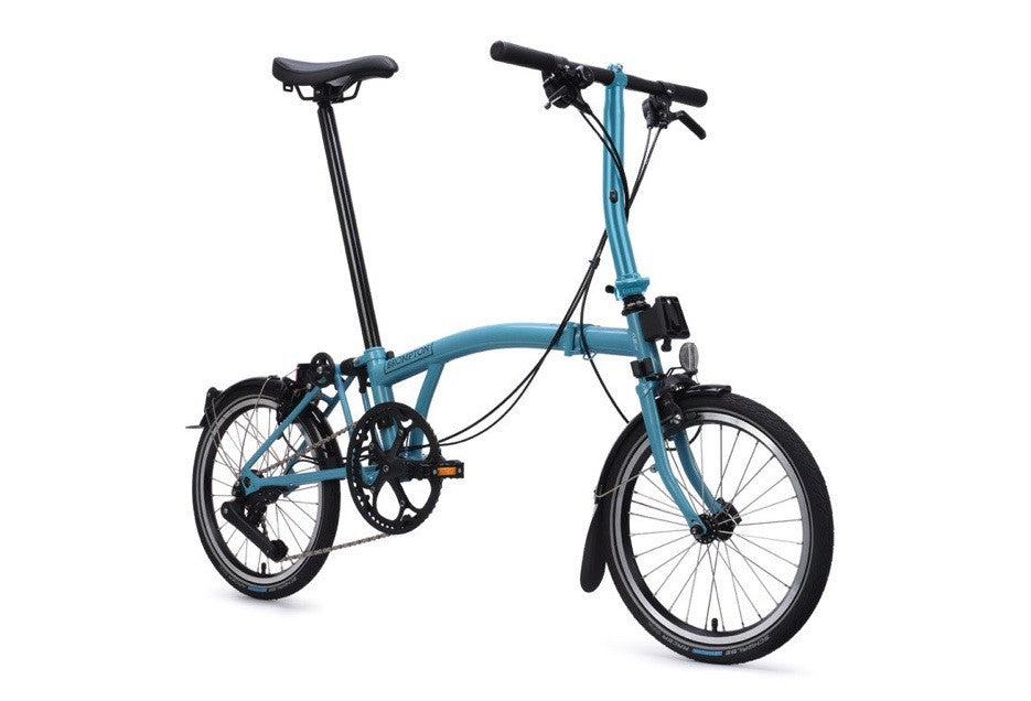 Brompton Folding Bike 4 Speed C Line Cloud Blue