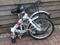 Activ Fold S folding single speed bike bicycle with additional rack White
