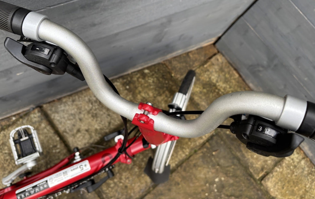 Brompton C Line 6 Speed M6L Folding bicycle in House Red - Hardly Used