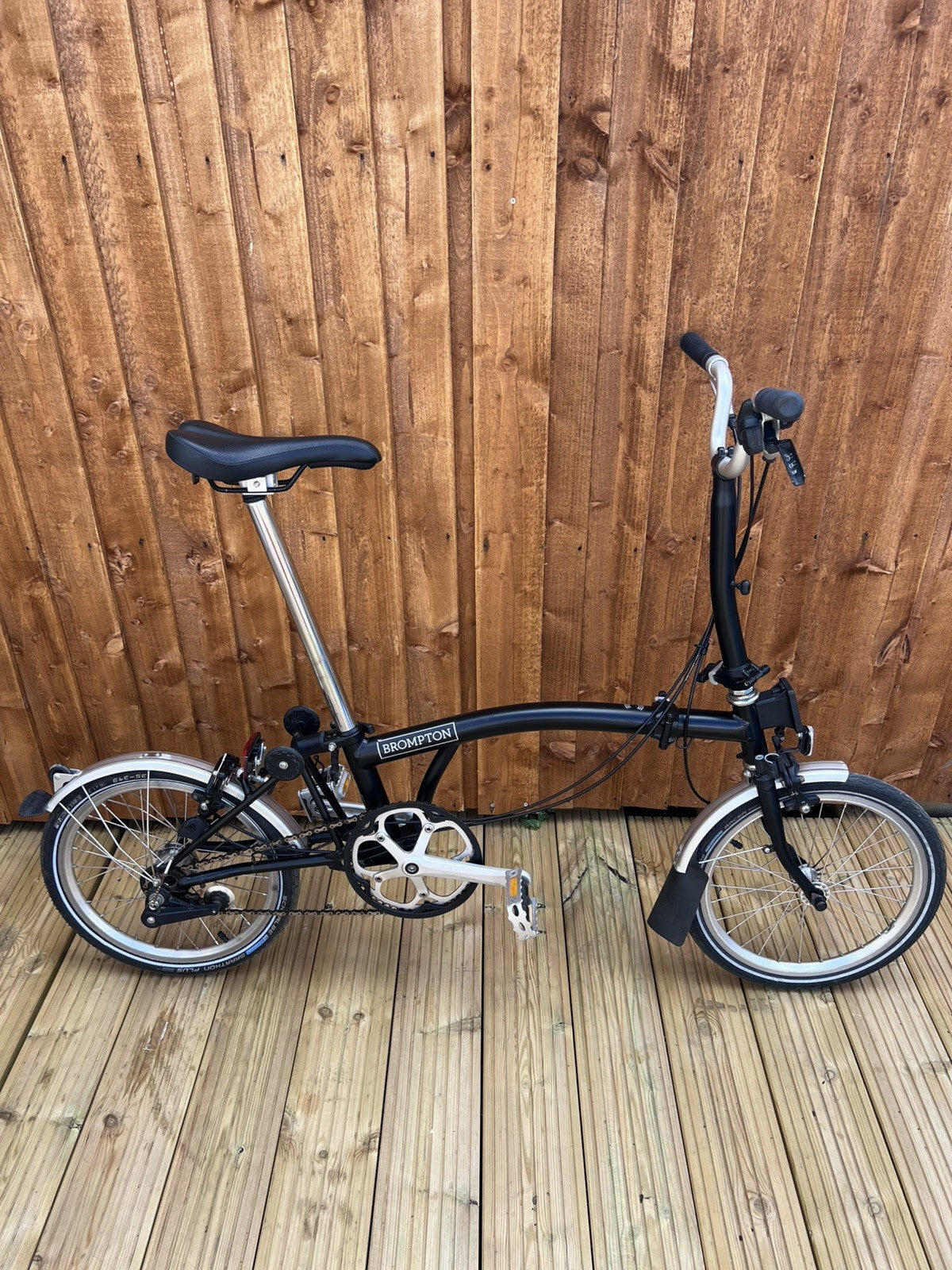 2022 Brompton C Line Black Folding Bike 3 Speed - ✅ FREE & FAST DPD Delivery🚚