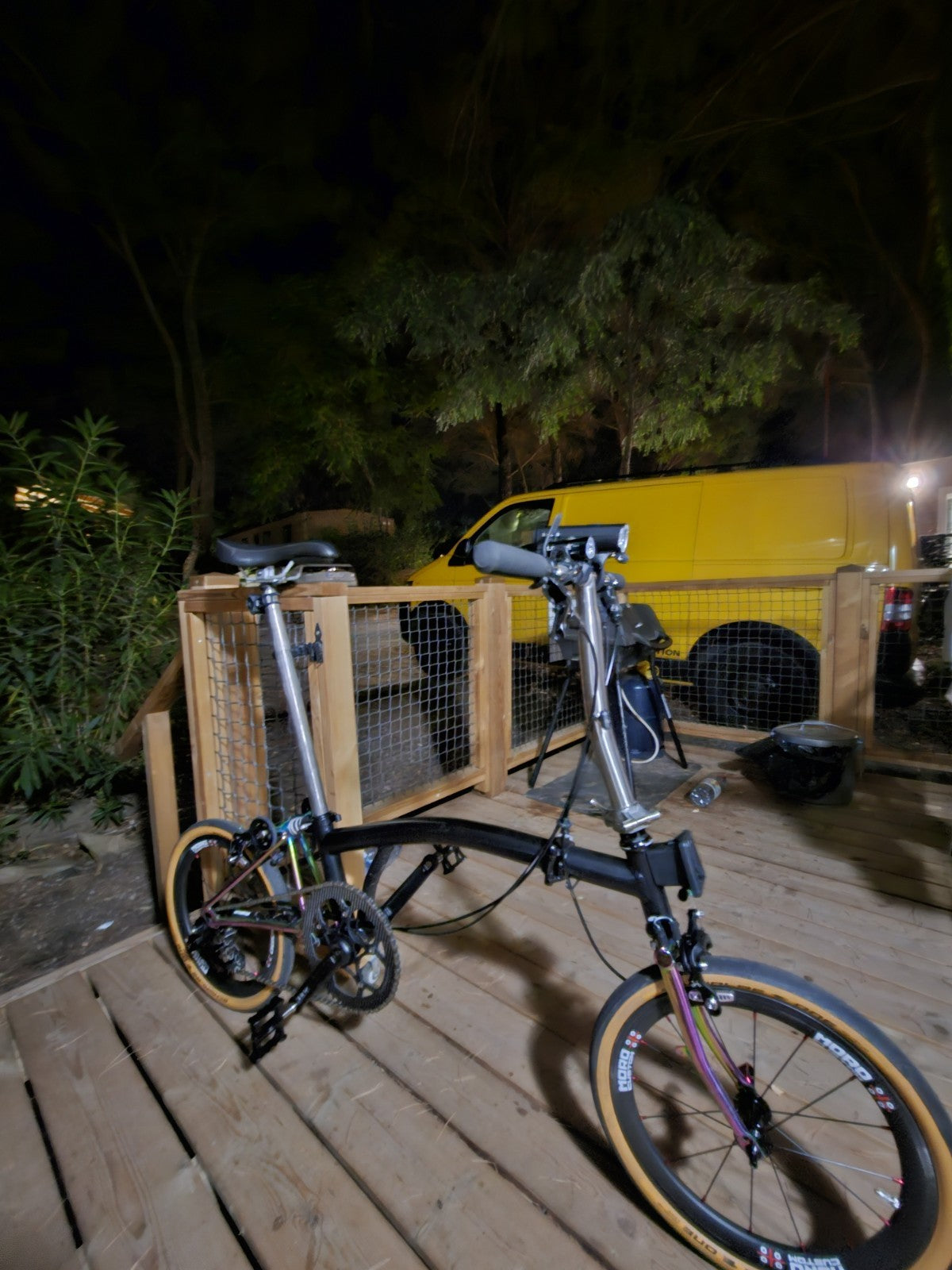 2016 Brompton 2 Speed Folding Bike Titanium