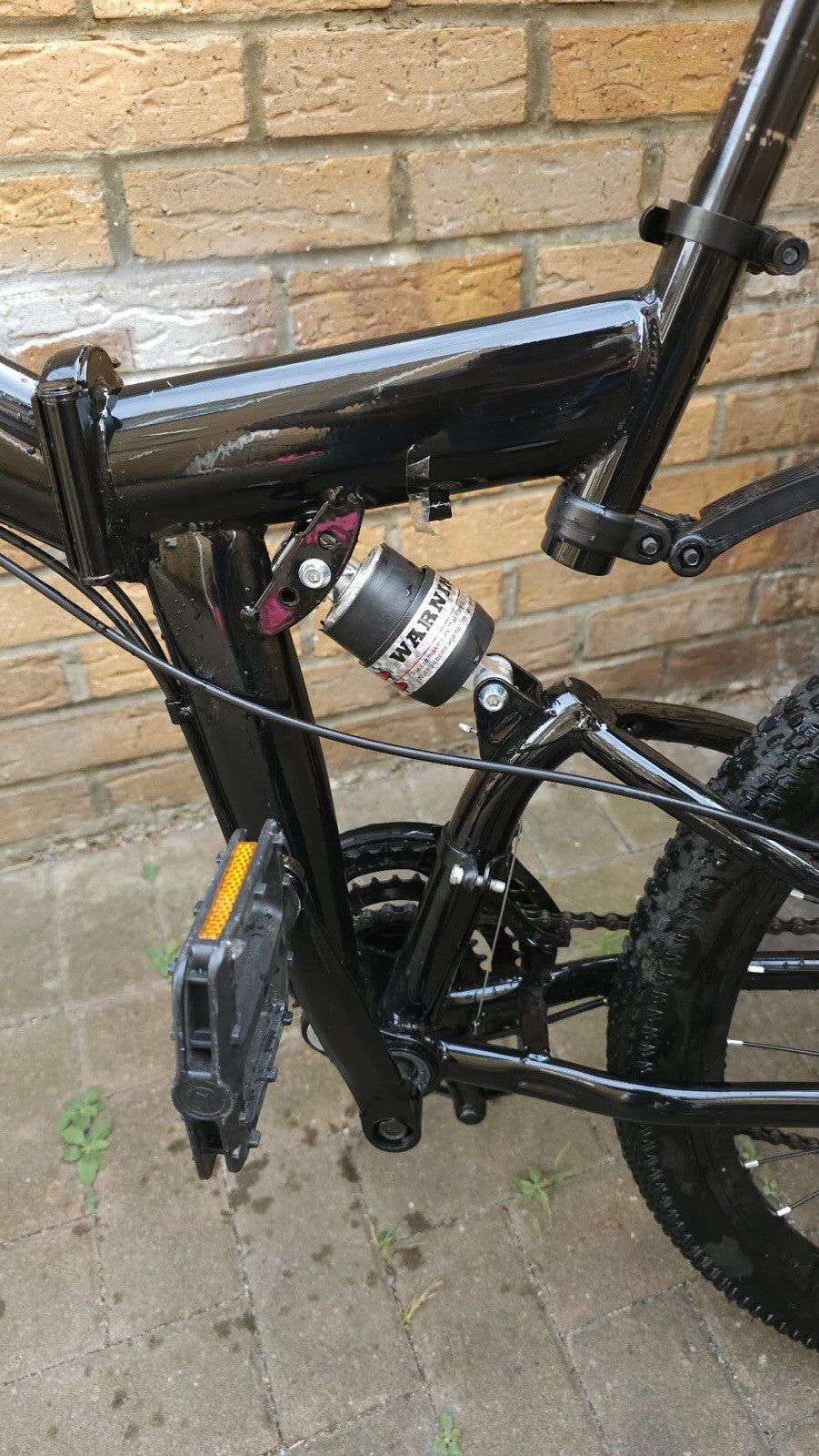 Folding Full Suspension Mountain Bike — Disc Brakes perfect condition