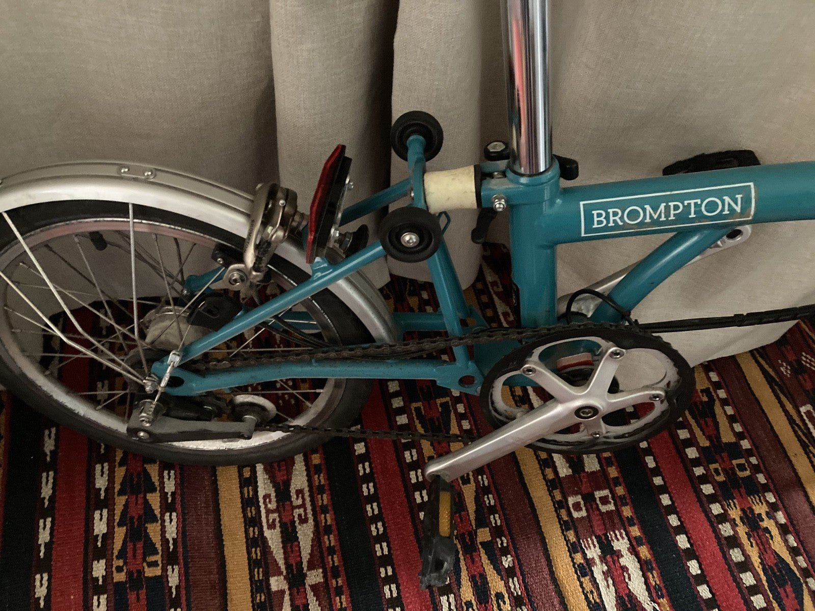 Brompton B75 16" Folding Bike with e-conversion kit from Nano