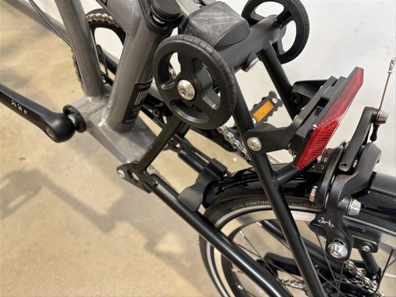 Brompton P Line 4 Speed 2022 Mid Handlebar Folding Bike - Storm Grey