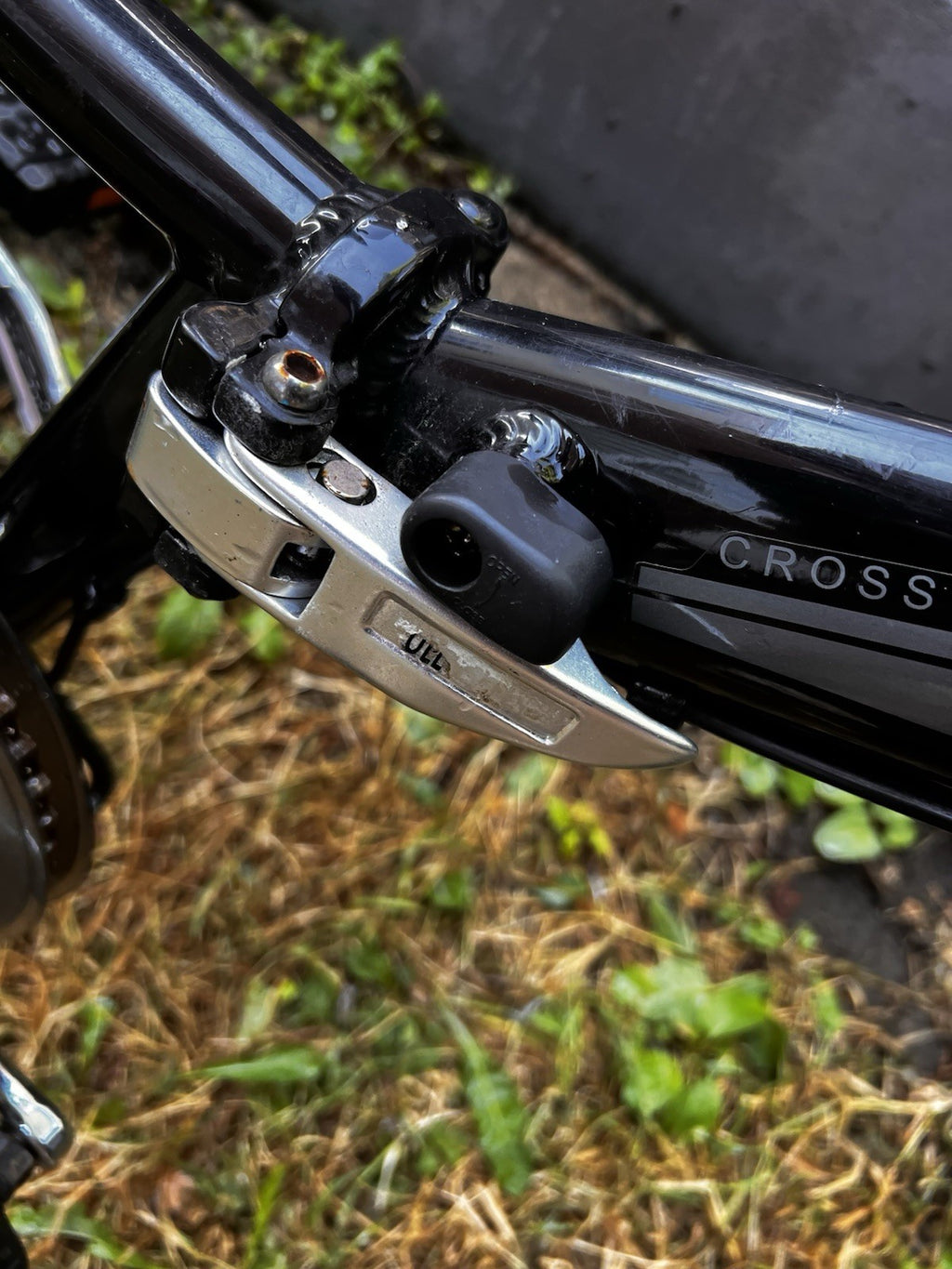 Cross 20” Folding Bike Shimano 7 Speed Adult Bicycle Black Foldable
