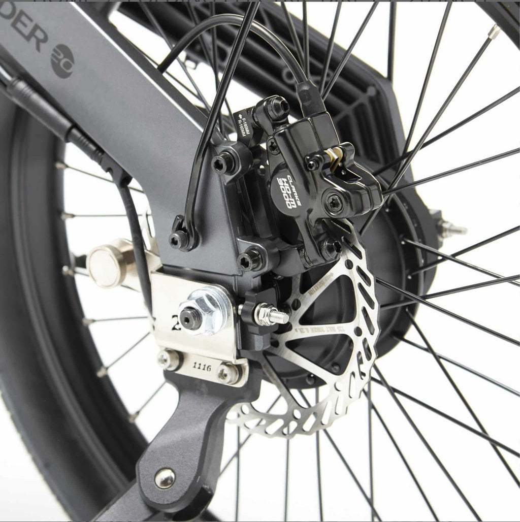 MiRiDER 20 20in Foldable  Bike, Disc Brakes, 250W Rear Hub, Grey