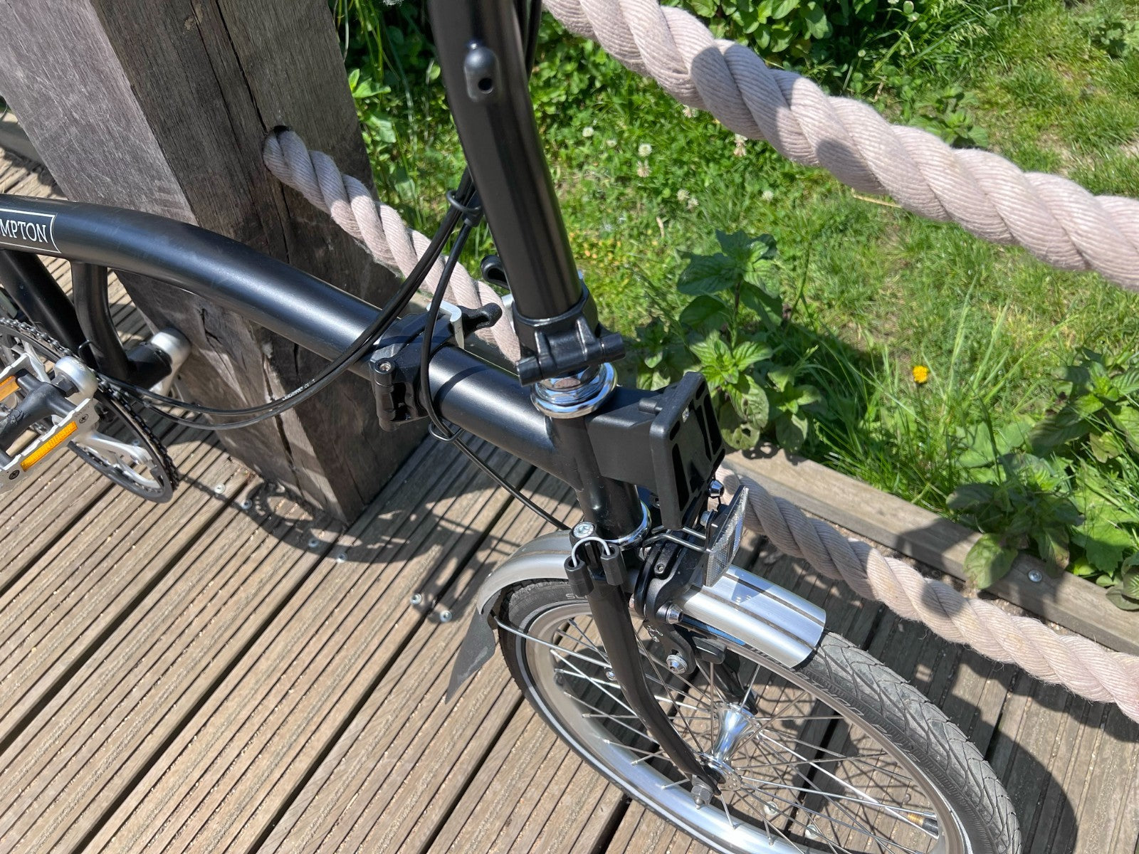 Brompton M3L 3-Speed Folding Bike - Matte Black - Great Condition