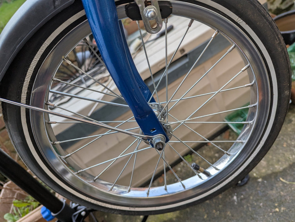 Vintage Dahon Classic III Folding Bike – 3-Speed Sturmey Archer (Blue)