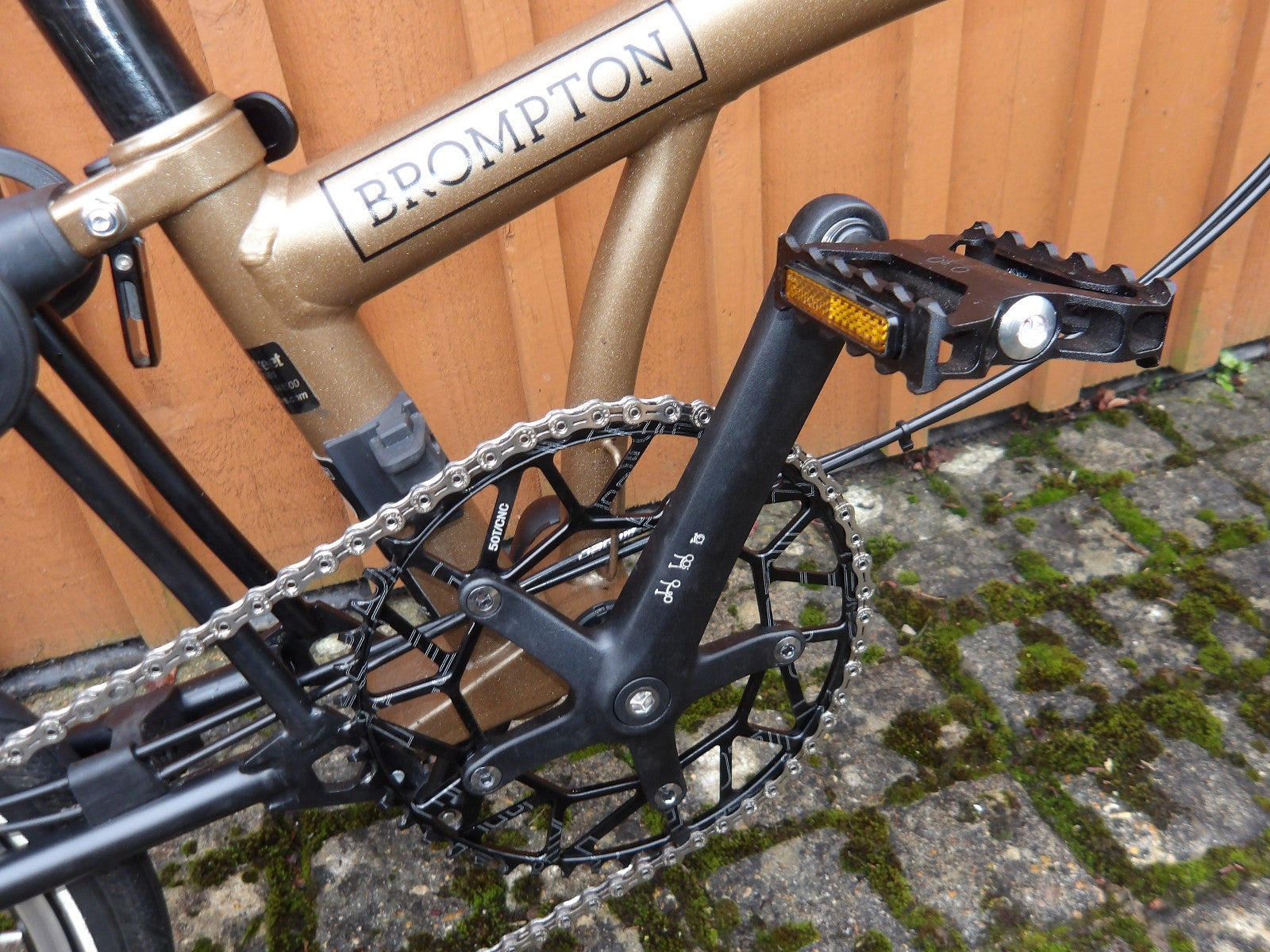 Brompton P Line 4 speed 2025 Metallic Bronze
