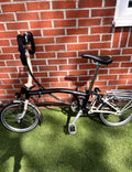 Brompton P6R folding bicycle Black/Cream