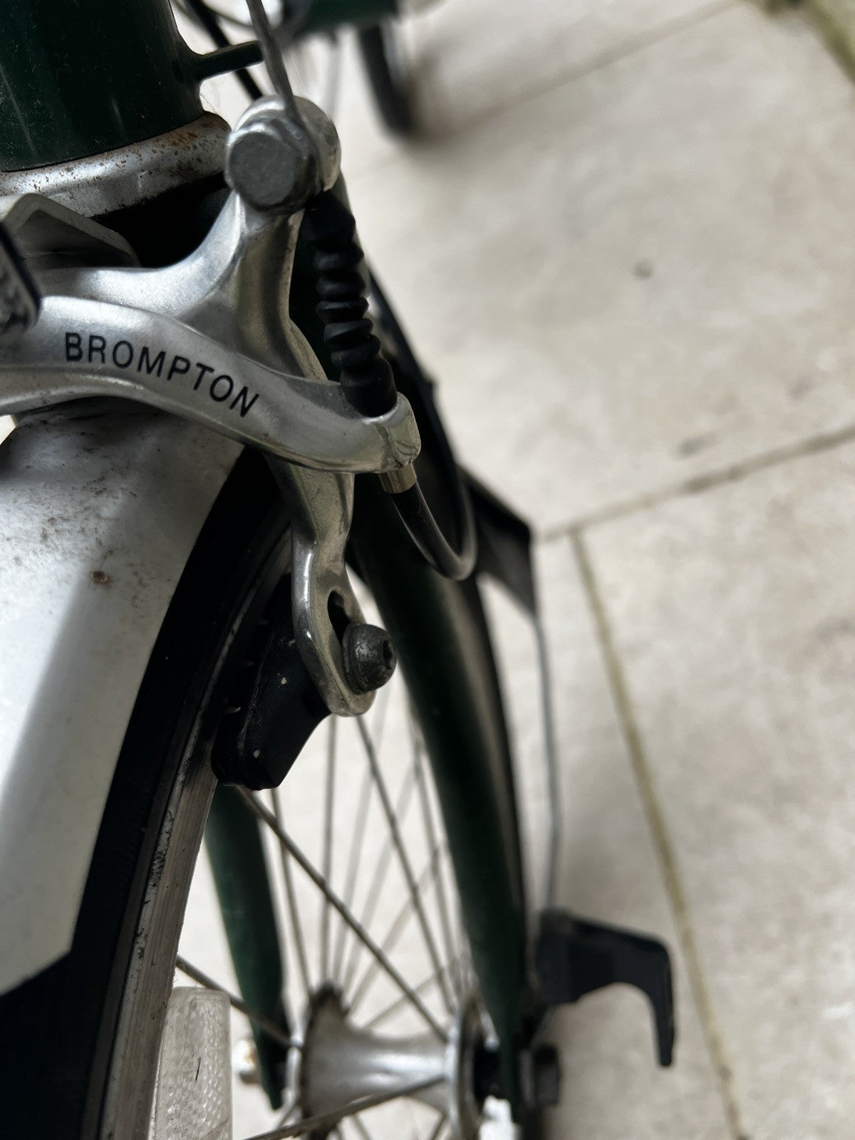 Brompton M3L Folding Bicycle – Recently Serviced, Low Usage, City Commuter Green