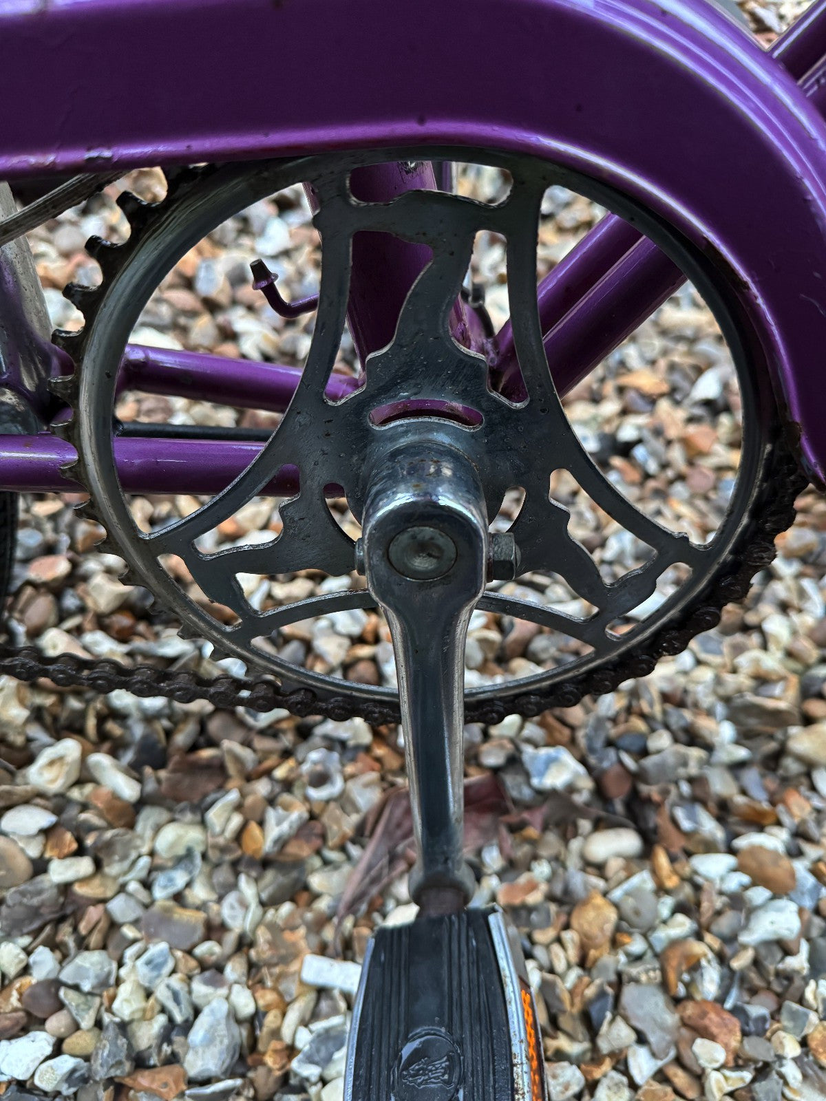 RALEIGH STOWAWAY FOLDABLE SHOPPER BICYCLE BIKE - 3 SPEED SA HUB - PURPLE