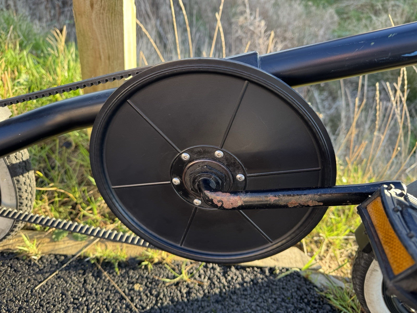 Vintage Strida Folding Bike Collectable Unusual Design w Rubber Drive Belt