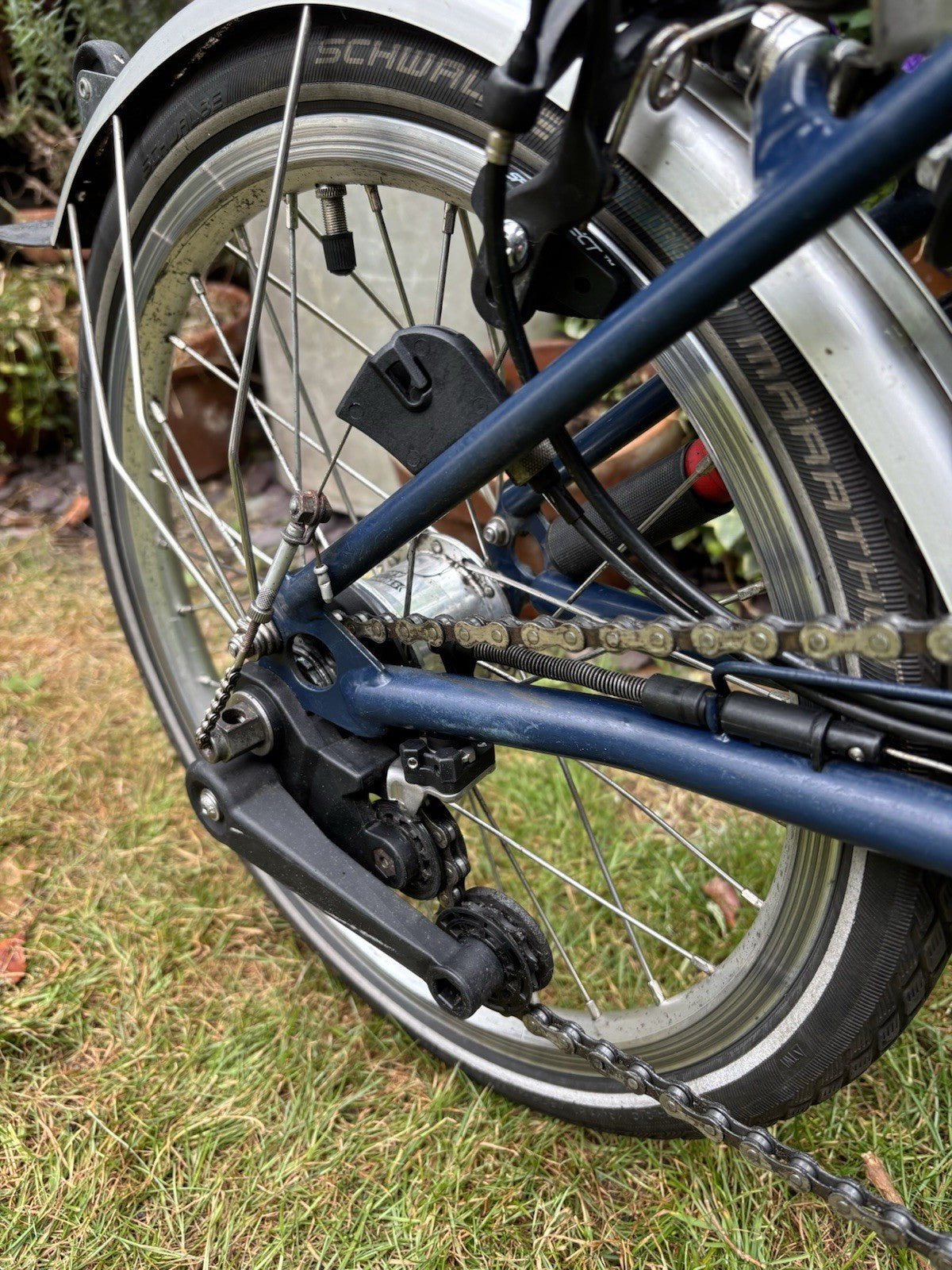 Brompton C-Line Explore 2021 6 Speed – Petroleum Blue – M Handlebars – London