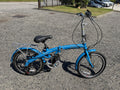 WCI Folding Bike Unisex Shimano 6 Gears Blue New