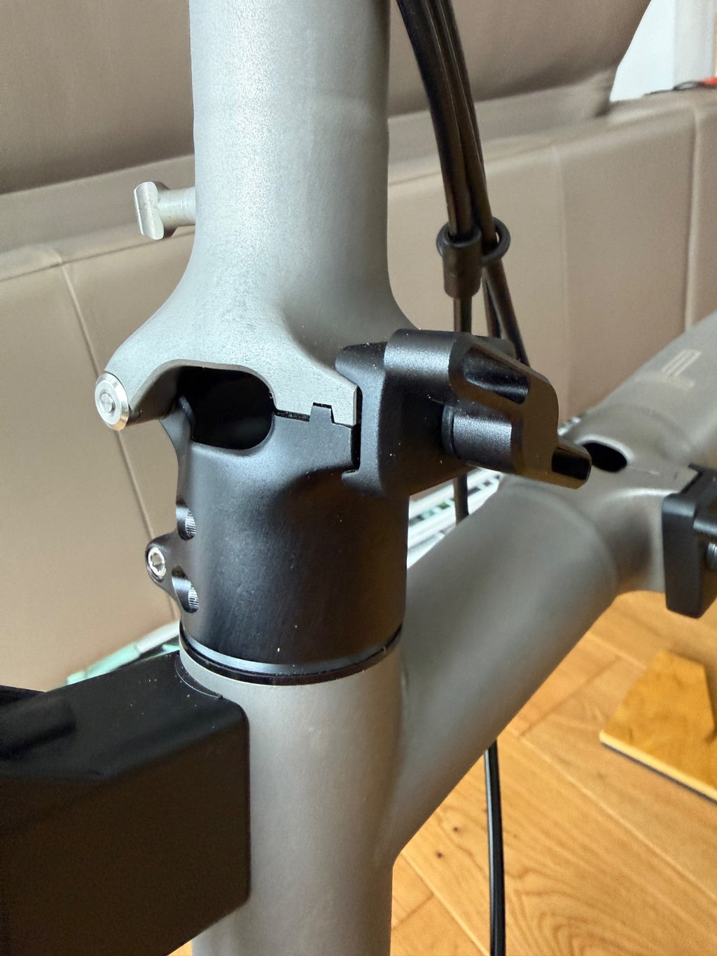 Brompton T-Line 4-Speed Titanium Folding Bike Low Handlebar- Excellent Condition