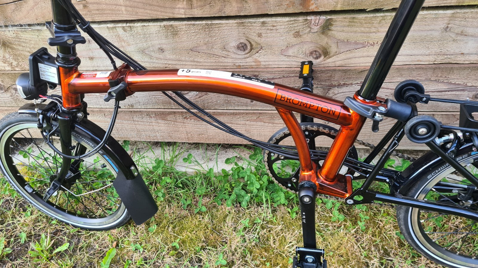 Brompton M6L 2021 Black Edition Flame Lacquer + Extras