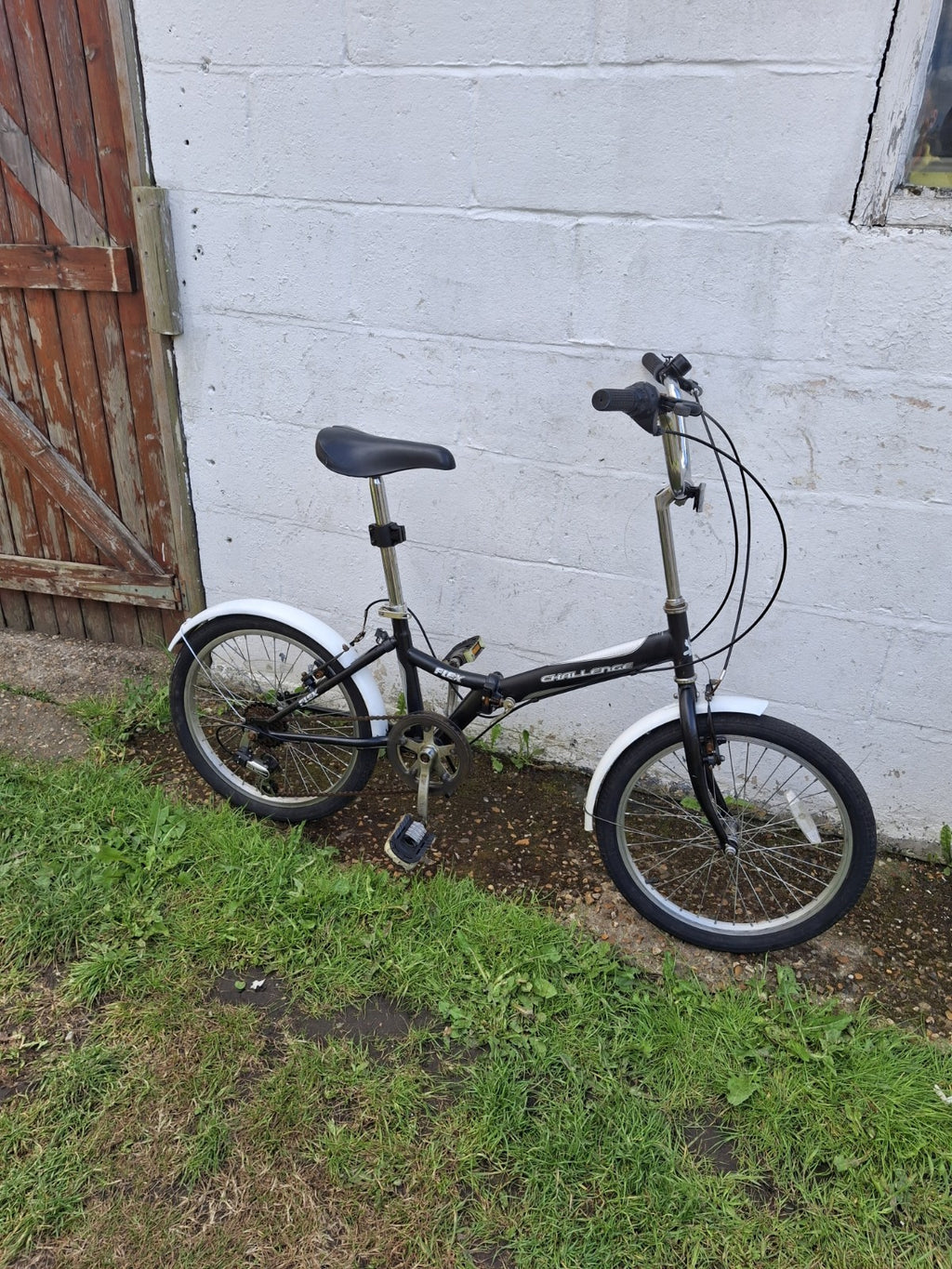 Challenge Flex Folding Bike Black, for Commuting and Camping