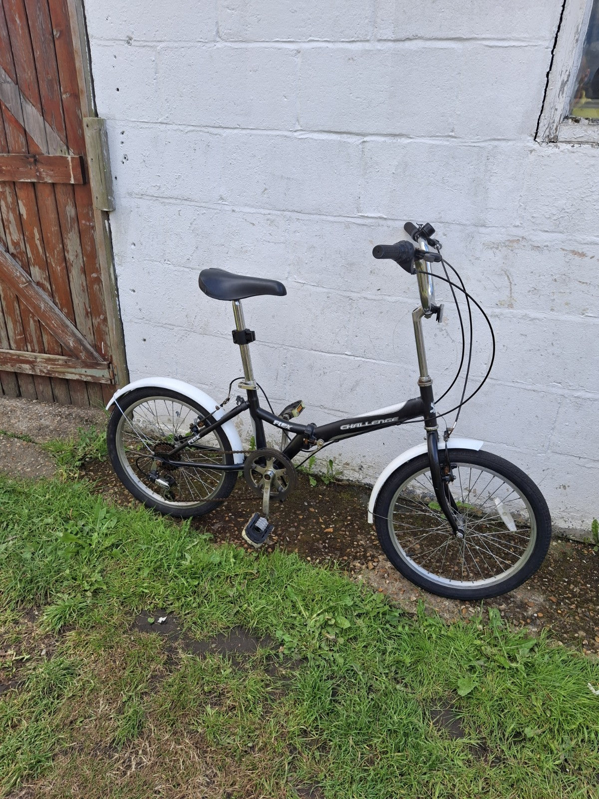 Challenge Flex Folding Bike Black, for Commuting and Camping