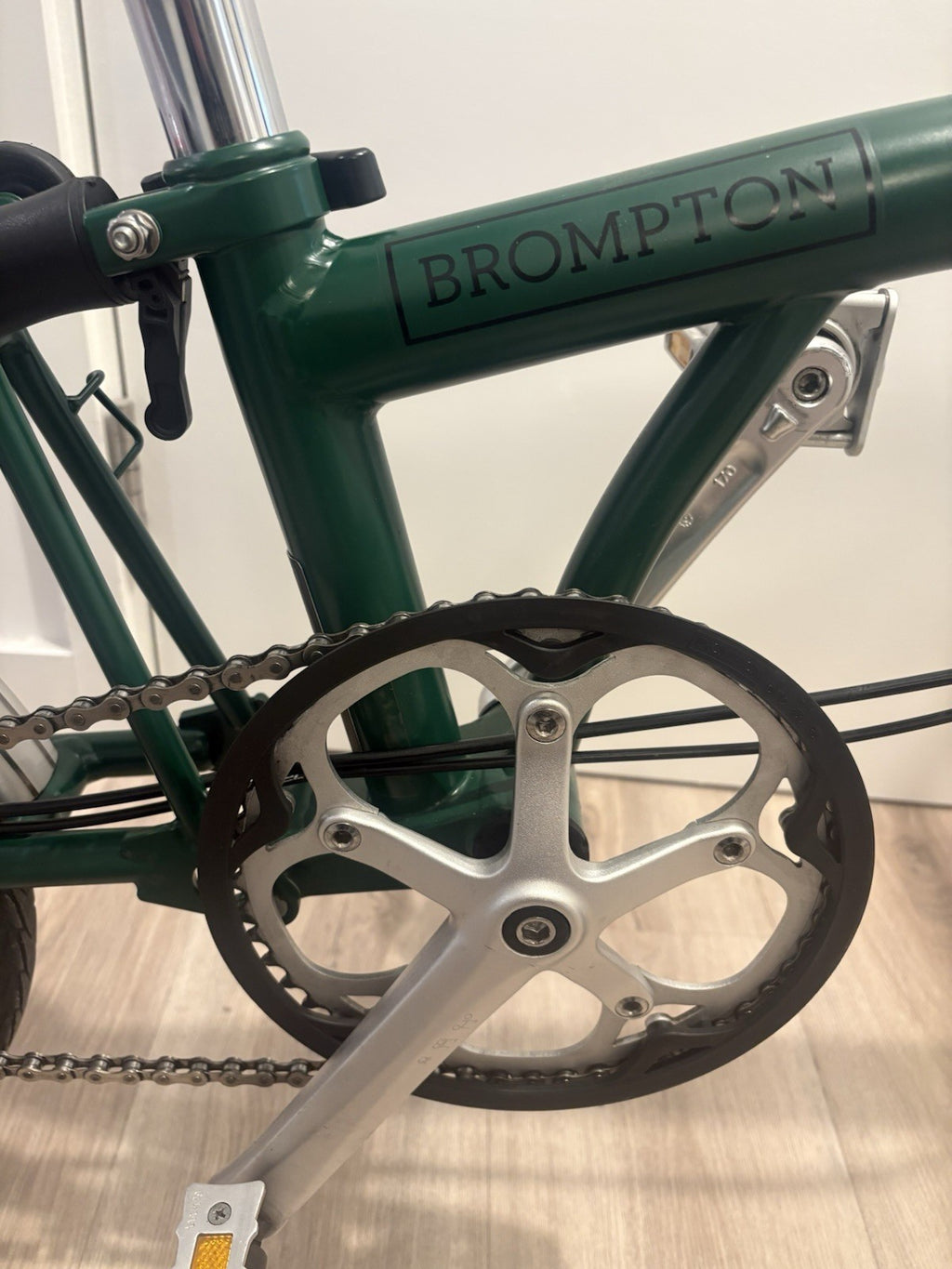 Brompton Green Folding Bike M3L serviced