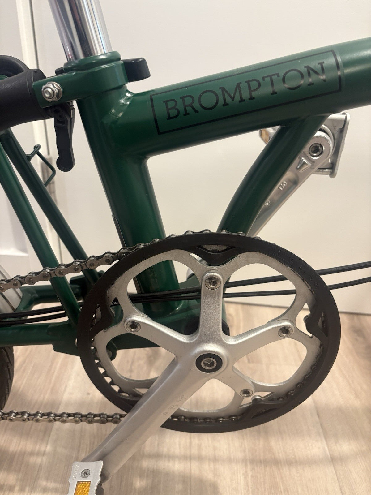 Brompton Green Folding Bike M3L serviced