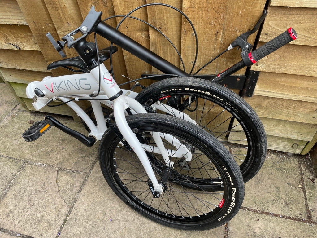 Viking Omiga Shimano 8 speed folding bicycle with 20" wheels + upgrades