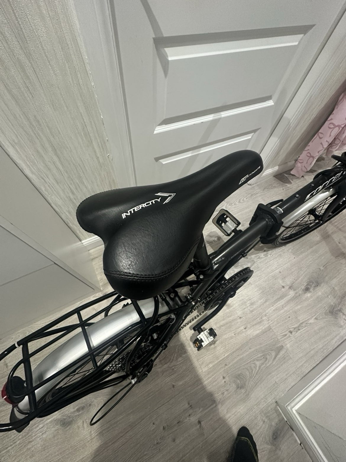 Carrera Intercity Folding Bike Gray/Black Excellent Condition