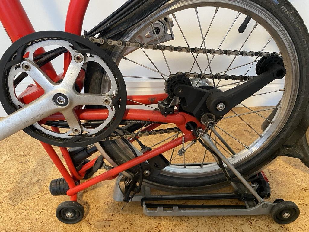 Brompton S6L Folding Bike Six-Speed Dynamo Plus Front and Rear Bags
