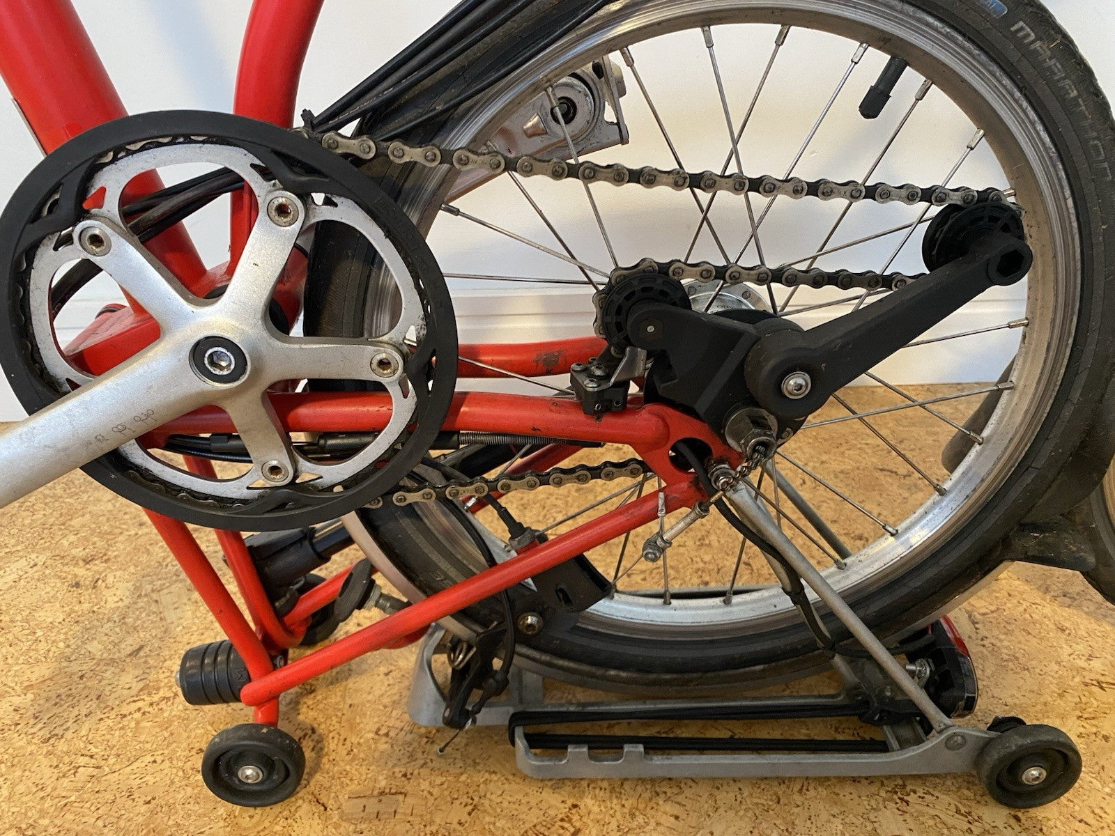 Brompton S6L Folding Bike Six-Speed Dynamo Plus Front and Rear Bags