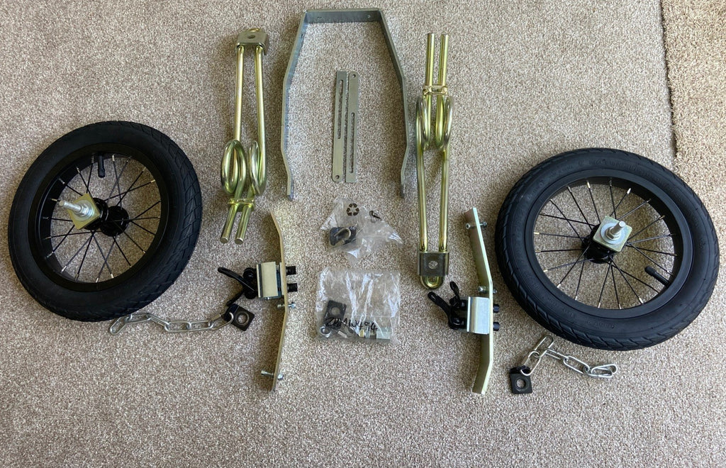 BIKE TO TRICYCLE CONVERSION KIT-DUTCH ENGINEERED- SWINGINGWHEELS/DOUBLE TWELVES