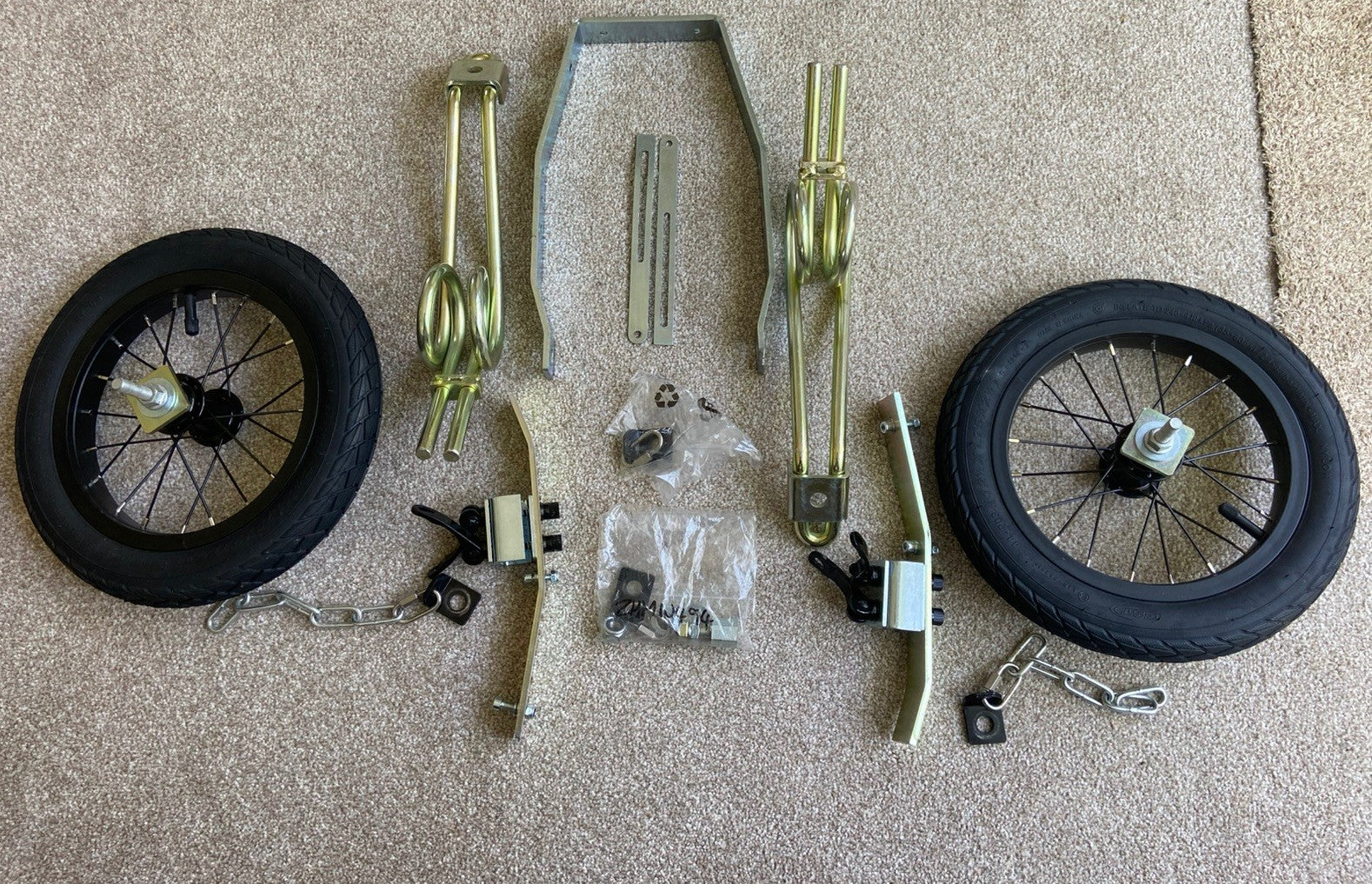 BIKE TO TRICYCLE CONVERSION KIT-DUTCH ENGINEERED- SWINGINGWHEELS/DOUBLE TWELVES