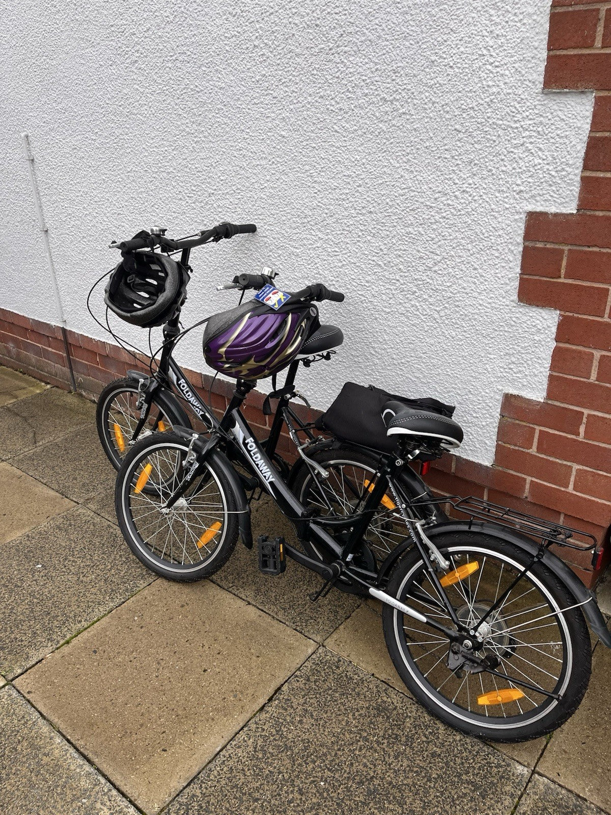 Pair of Foldaway Tiger Bikes Vintage Style