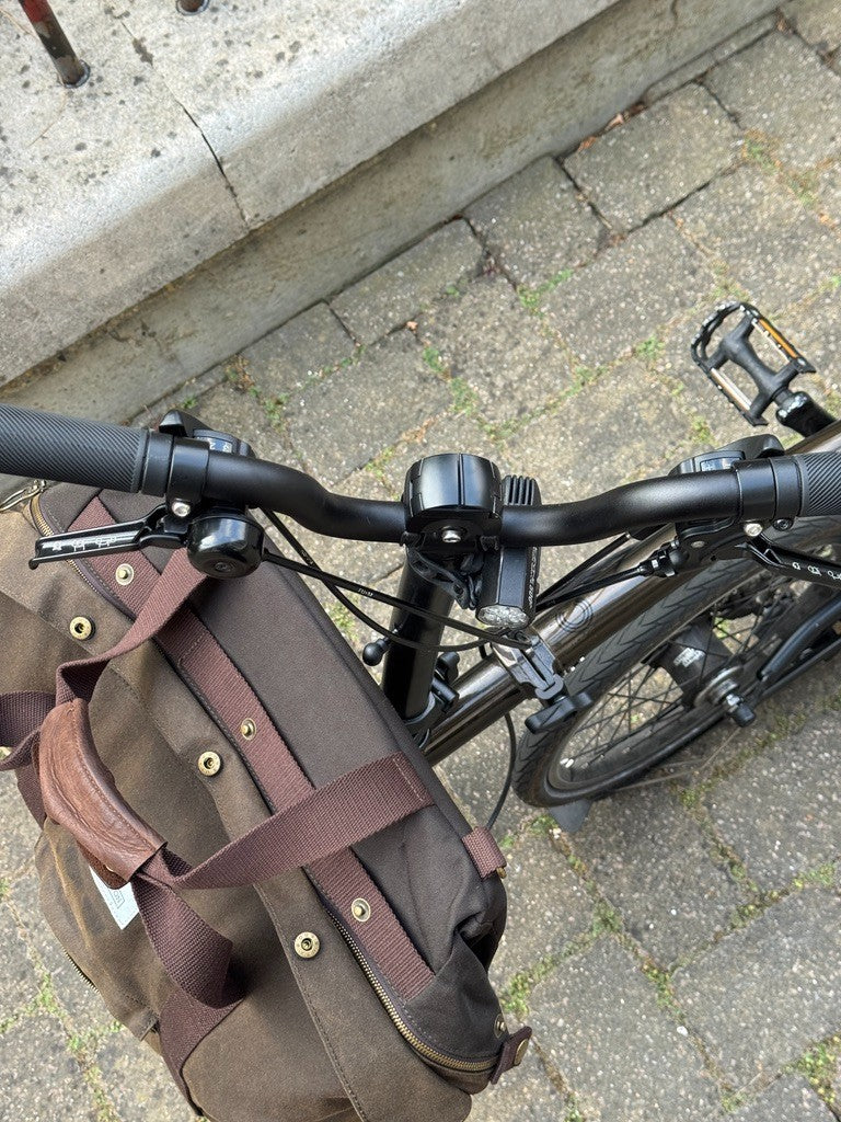 Brompton C Line 12-Speed Folding Bike Black Lacquer Used London N7