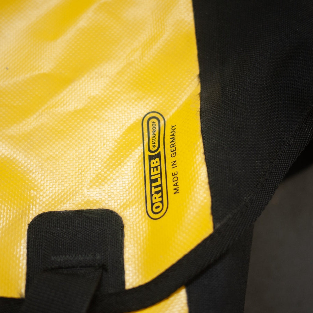 Brompton Ortlieb O Bag - Yellow & Brompton Front Carrier Block Same Day Dispatch