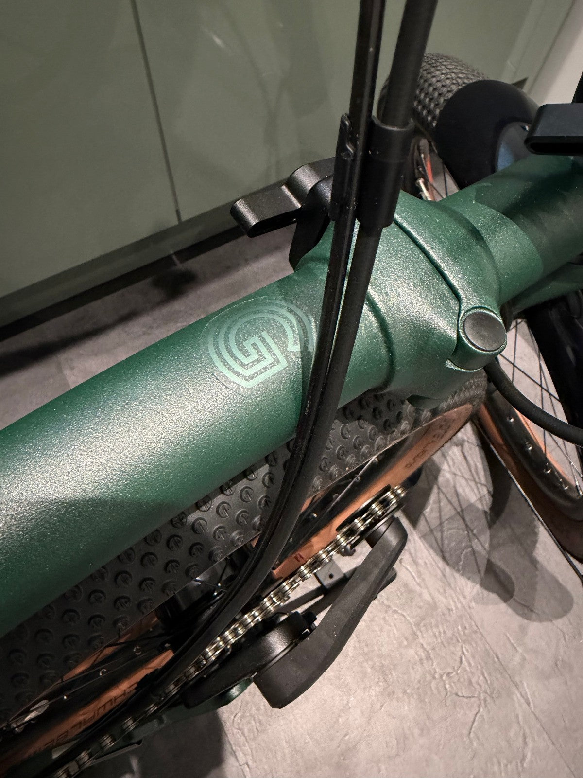NEW * 2026 Brompton G Line Roller Frame Gravel Folding Bike L Forest Green Large
