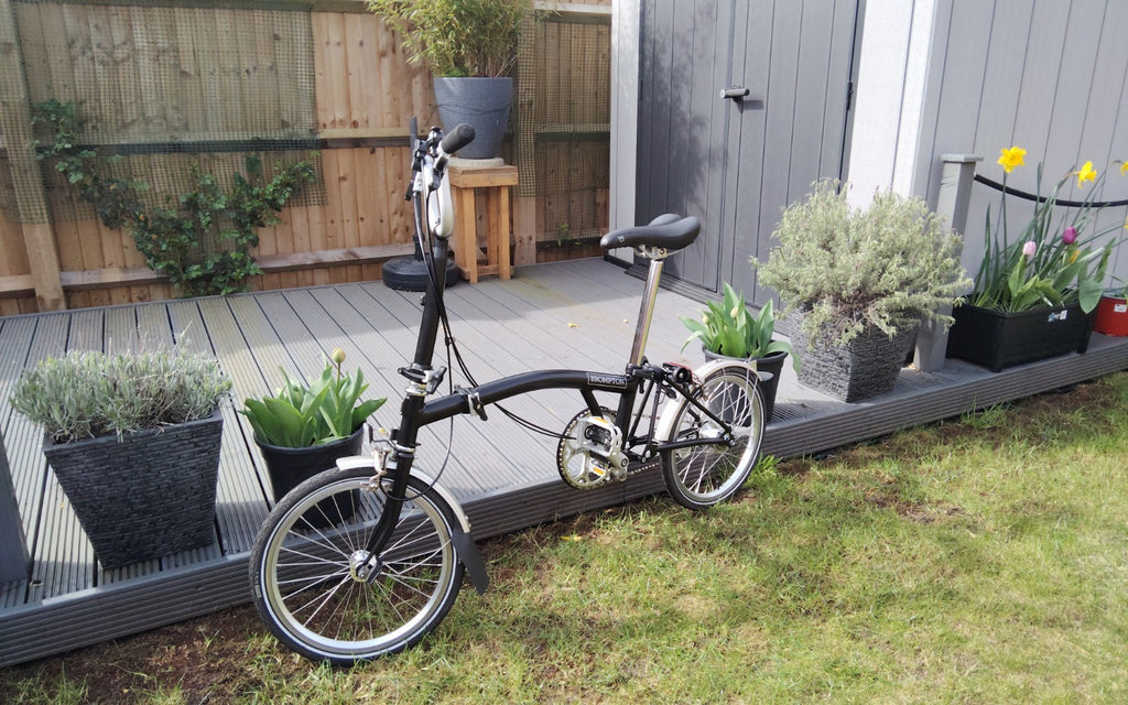 Brompton M3L Folding Bicycle with Reinforced Carry Bag