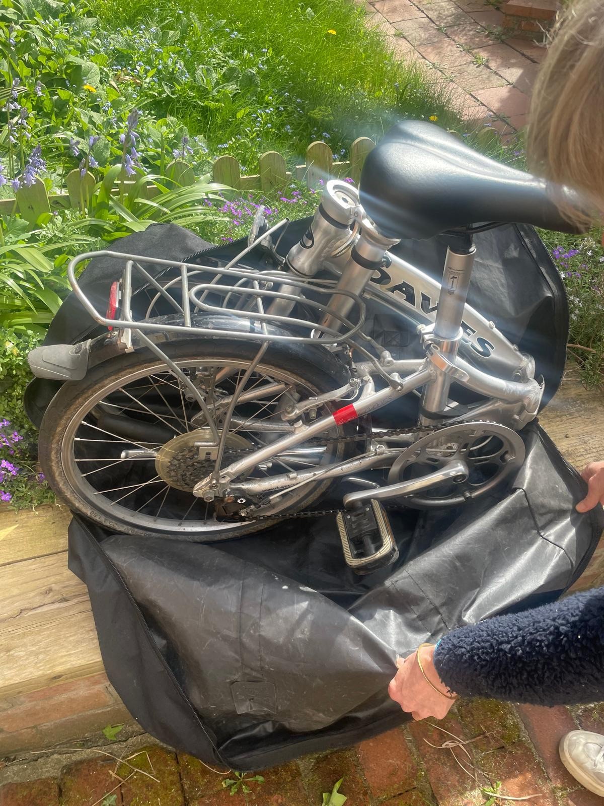 Dawes Folding Bike Silver
