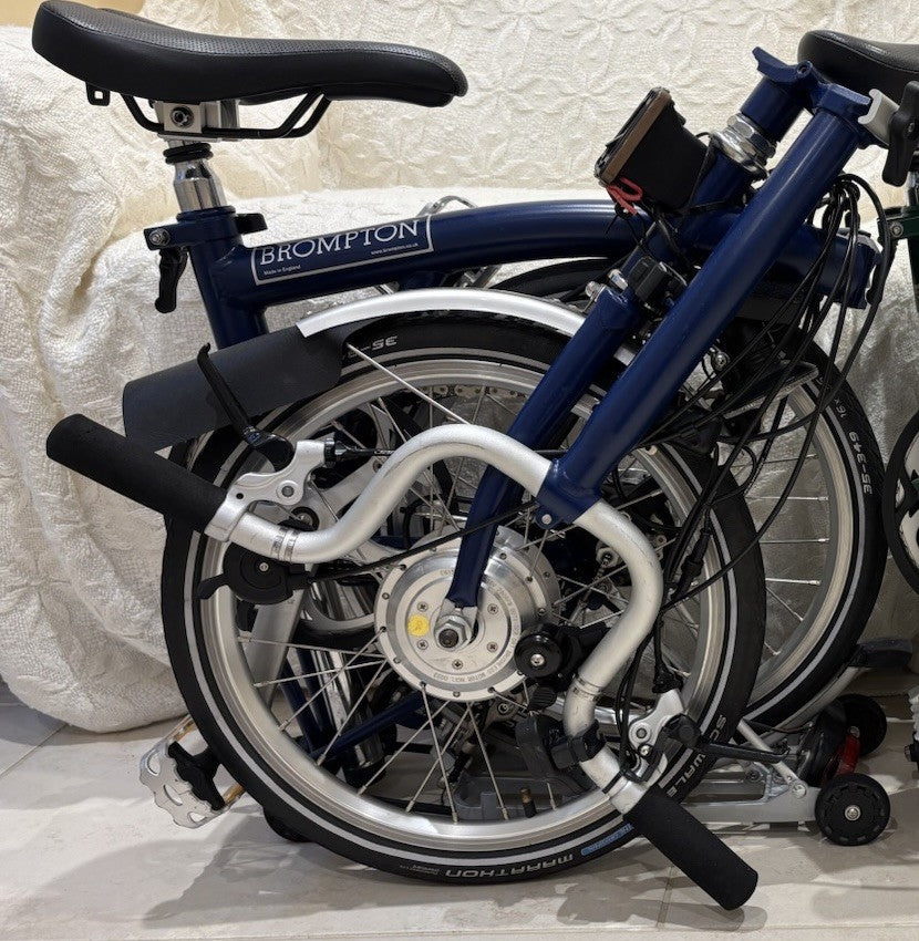 Brompton H6R C Line 6 Speed Folding NANO electric assist bicycle - Hardly Used