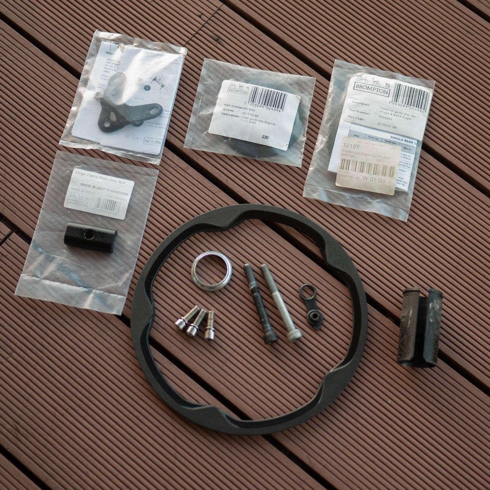 Brompton T line C line A line Stem Bolt Chain Guard Headset Rear Lamp Bracket