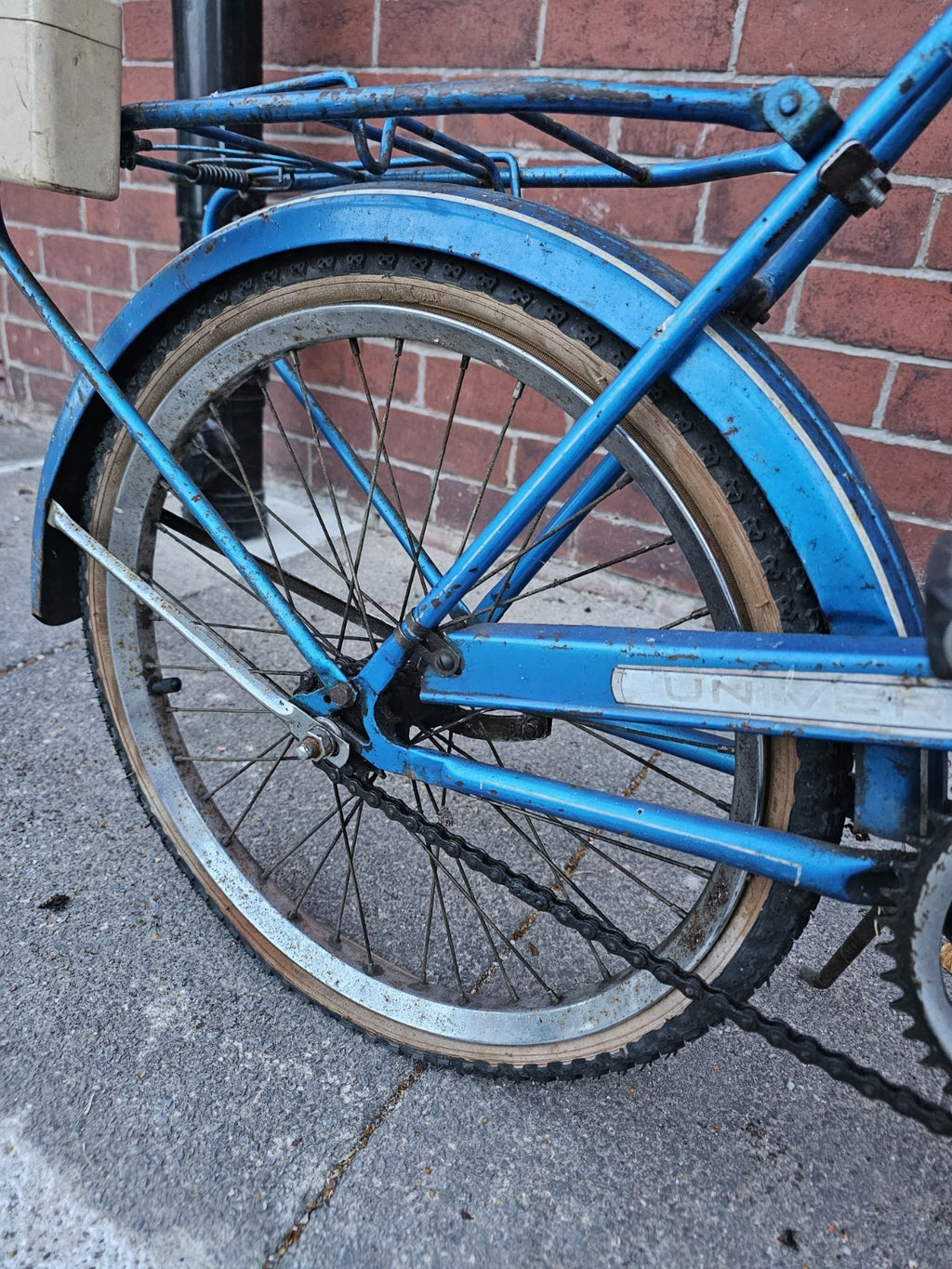 Raleigh Twenty Shopper Fold Up Bike Frame 20" Wheels Made In Poland